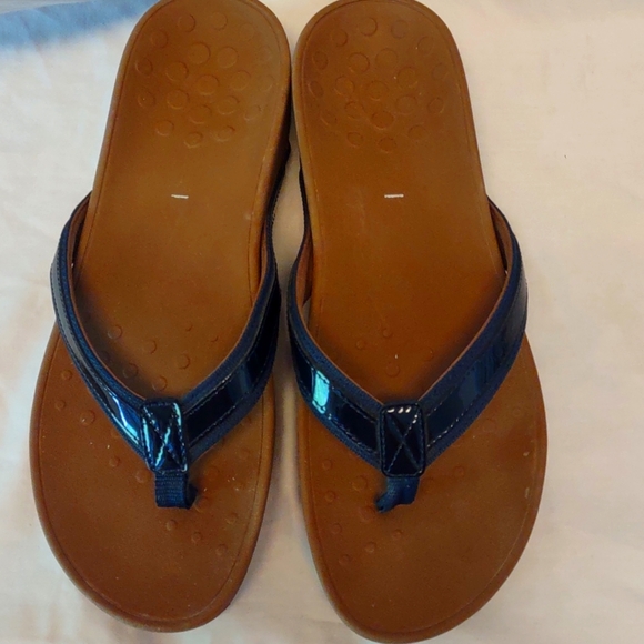 Vionic Pacific Blue High Tide Orthotic Thong / Flip Flop Sandals Size 11 Medium - Picture 3 of 15